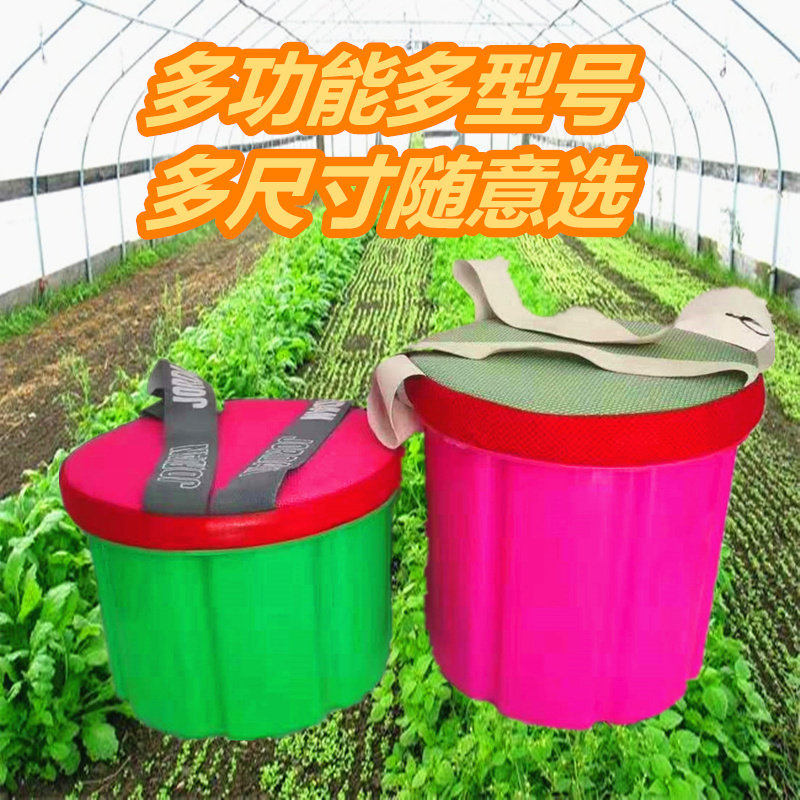 Tent for working in the greenhouse Lazy Human Bench bench Agricultural Plastics Special seat Carry-on Foam Dig Garlic Sloth Fart Dun