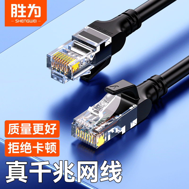 Victory for Cat6 network cable Gigabit cat6 high-speed broadband computer router network connection line 2 3 5 10 meters