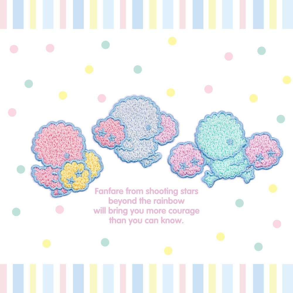 Cute Darling Cheerleader embroidered with delicate breaking holes sticking to diy handbooks This mobile phone ipad bag LONGCHAMP Package Decorative Sticker