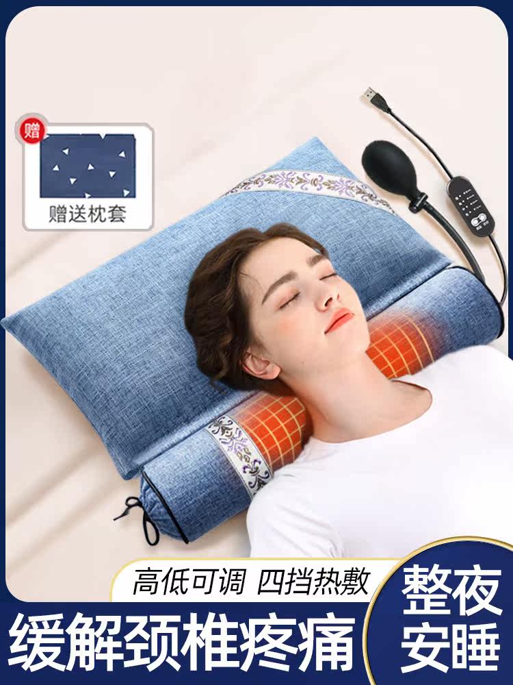 Japanese Cervical Spine Pillow Aid Sleep Sleep Aweed Buckwheat Peel Semen Cassiae Stiffness Vertebrae Repair Cervical Spine Cylindrical Patients