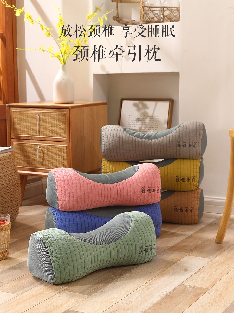 Japan Whole Buckwheat Pillow Pure Cotton Single Assistant Sleep Hard Pillow High Cervical Spine Special Pillow Inner pillow for home neck protection