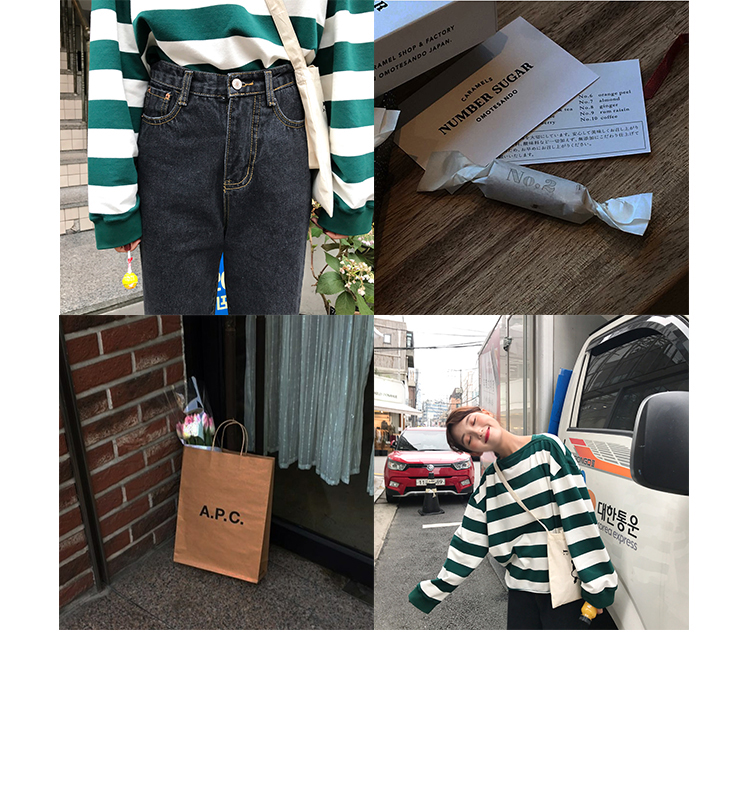 Xin giúp phiên bản tiếng Hàn của học sinh eo cao Harajuku hoang dã giản dị đen uốn xoăn chân rộng quần jeans nữ mùa đông quần sọt jean nữ