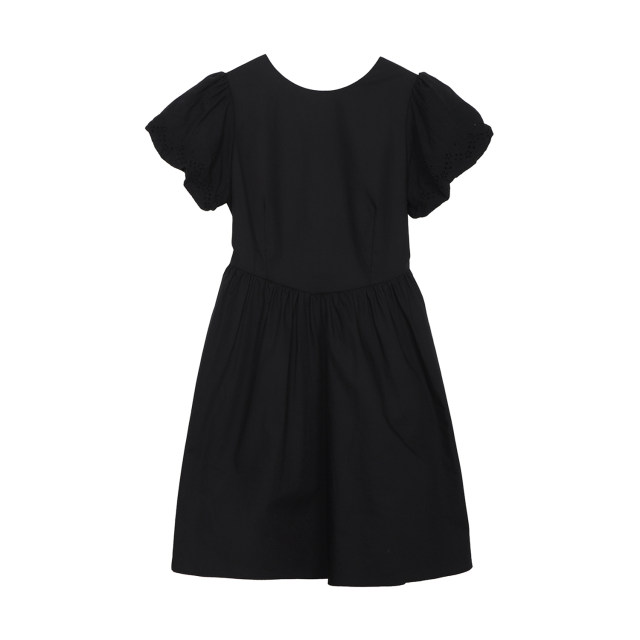 Xinbangbang homemade Yujie light mature style round neck puff sleeve dress for women 2024 Hepburn style waist slimming dress