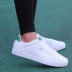 Giày VIP chim mùa thu và mùa đông da mới giày sneakers nữ màu trắng hoang dã giày sinh viên màu trắng giày thông thường Dép / giày thường