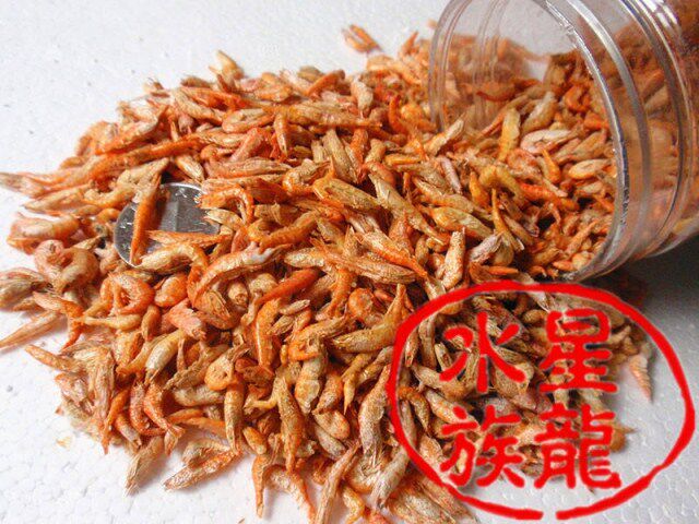 Gold Freeze-dried Shrimp Silver Dragon Fish Map Parrot Rohan Fish Add Color Feed Fish Food Tortoise Grain Frozen Dry Shrimp