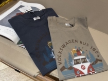 KC C Series Vintage Imported Short Sleeve T-Shirt with Soft Breathable Texture