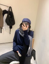 KC C Series Treasure Base Vintage Shoulder Clever Ultra Soft Skinny Paperman Wool Sweater