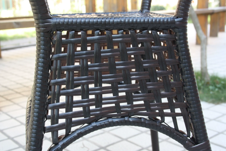 Nội thất Zizhu Kết hợp ghế ngoài trời Ban công sân vườn năm mảnh Cafe Bàn mây giải trí và ghế có đệm - Bàn ghế ngoài trời / sân ghế ban công nhỏ