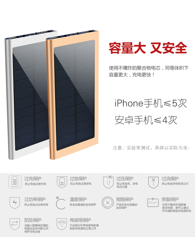 Zhicheng kinh thánh nâng cấp với màn hình hiển thị kỹ thuật số 20.000 mA siêu mỏng năng lượng mặt trời điện thoại di động sạc Po - Ngân hàng điện thoại di động sạc dự phòng xmobile