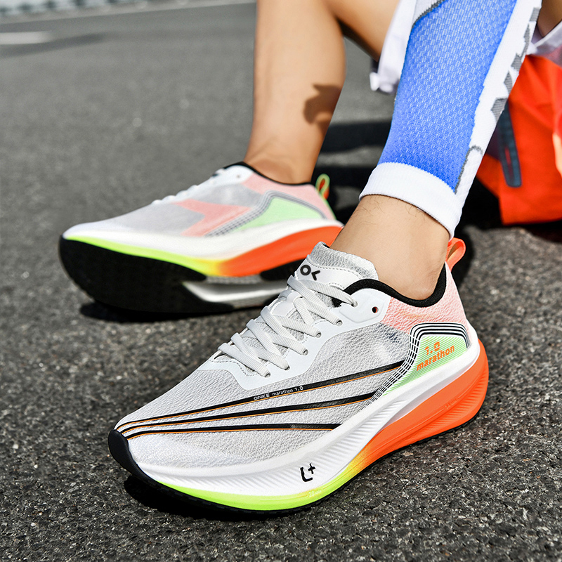 German Onke Gm99 Running Shoes 2Nd Generation, Same Style for Men and Women, High Elasticity, Thickened Sole, Strong Cushioning, Wear-Resistant Sports Shoes