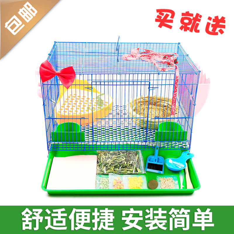 Rabbit cage Rabbit cage Dutch pig Guinea pig cage Squirrel cage Lop rabbit Pet breeding cage Rabbit nest King size