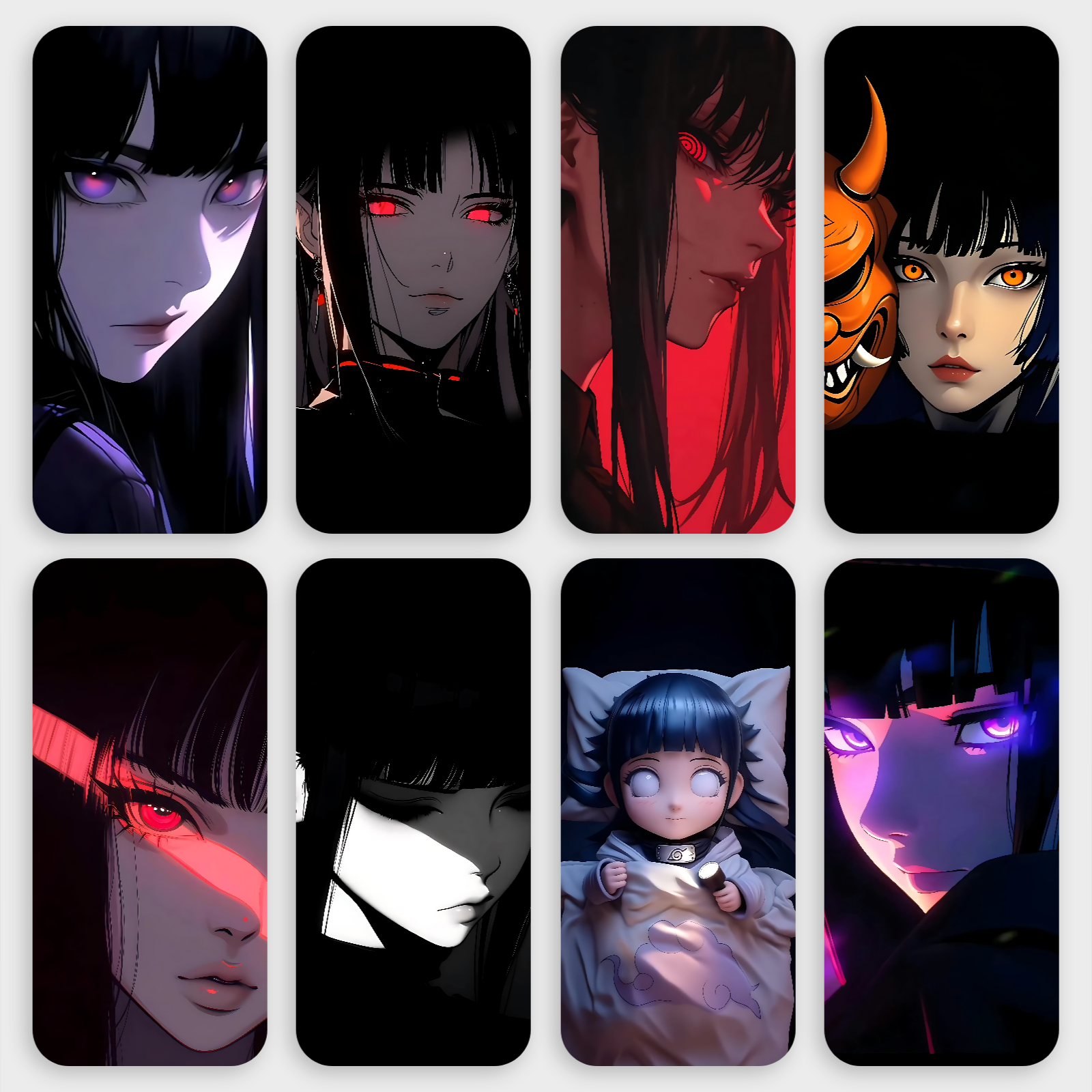 这8款雏田眨眼壁纸真能撑起iPhone颜值？安卓也能用？_iPhone16_淘宝数码网, image size:1600x1600