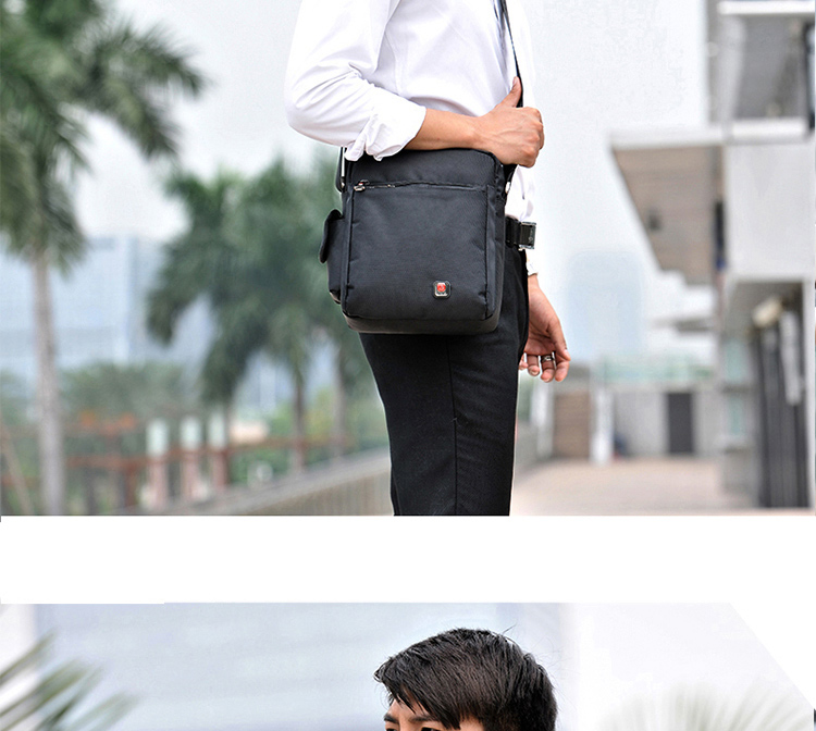 Thời trang nam chính hãng túi đeo vai nam túi xách Messenger Túi đeo chéo ba lô vải chéo nam ví charles & keith