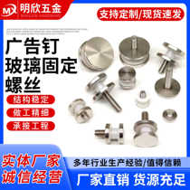 304 stainless steel solid advertising mirror nails screw caps decorative nails handrail accessories handle caps glass fixing screws