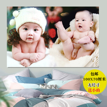 Baby Portrait Poster poster with baby picture wall sticker Wedding House Headboard Decoration Painting Cute And Beautiful Dragon Crested Doll Painting