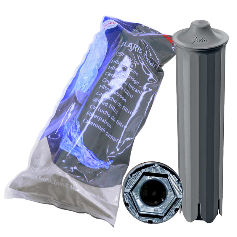 Jura 优 Phụ kiện máy pha cà phê hoàn toàn tự động Bộ lọc lọc nước CLARIS làm mềm nước Blue White Grey - Máy pha cà phê máy pha cà phê ý