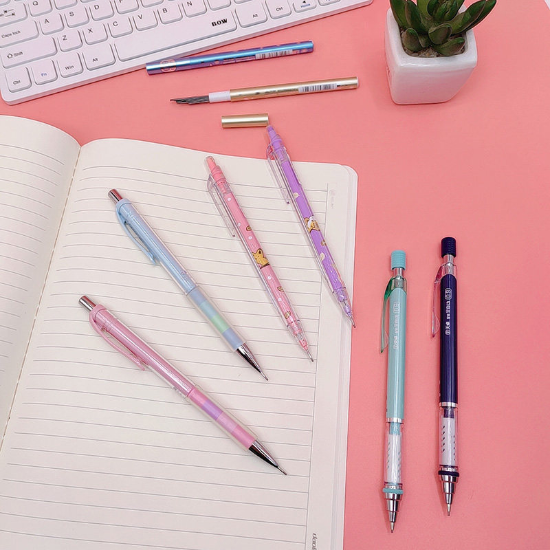 Карандаш Tianzhuo 0.9 автоматический с грифелем, мультяшный, для детей, для начальной школы