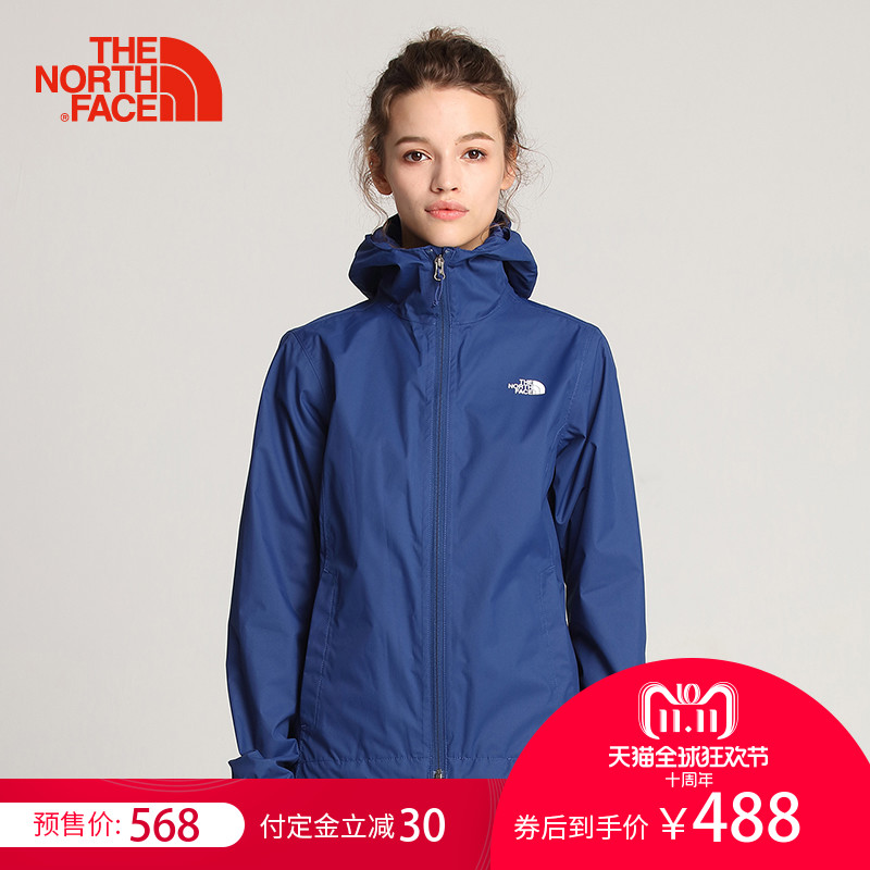 18年双11预售 The North Face 北面 18年款 防水防风 男式户外连帽冲锋衣 3L88 低于¥438包邮(需定金¥60) 3色可选 另有女款同价