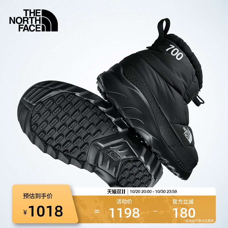 [Same Style as Li Yunrui] the North Face Warm Shoes for Men and Women Nuptse Goose down Water-Repellent Thenorthface8Daa