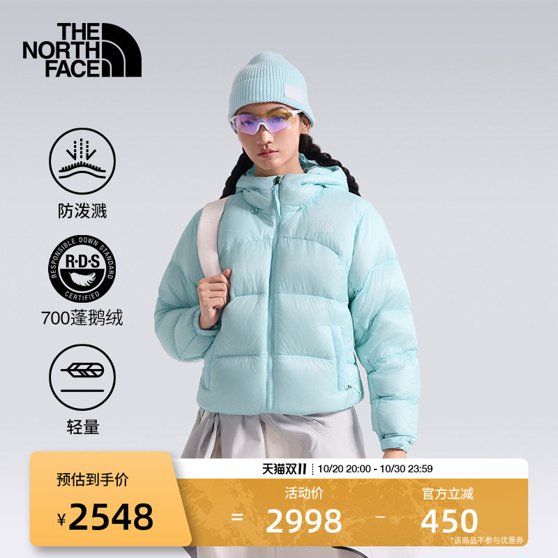 The North Face Women's down Jacket Lightweight Warm Goose down Outdoor Water-Resistant New Model Thenorthface | 8J6V