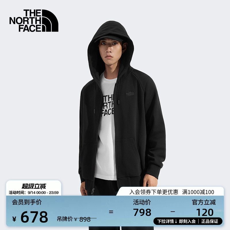 The North Face Knitted Sweatshirt, Unisex Casual Hooded Sports Outdoor Hoodie | 8F0H