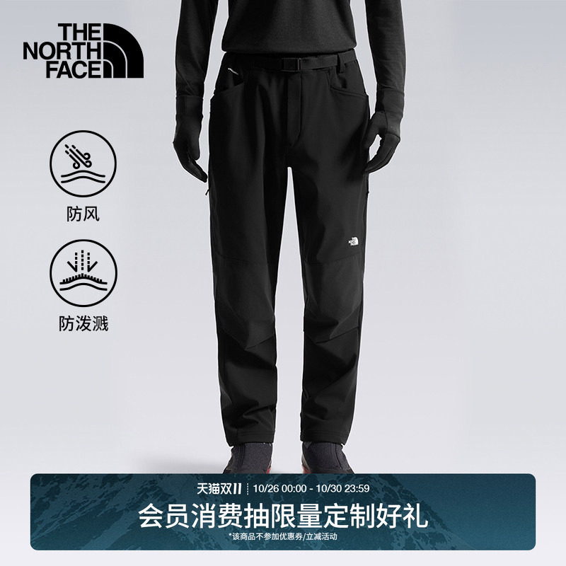 The North Face Softshell Pants Men's Balsam Long Pants Outdoor Windproof and Water Repellent New Model Thenorthface | 8J90