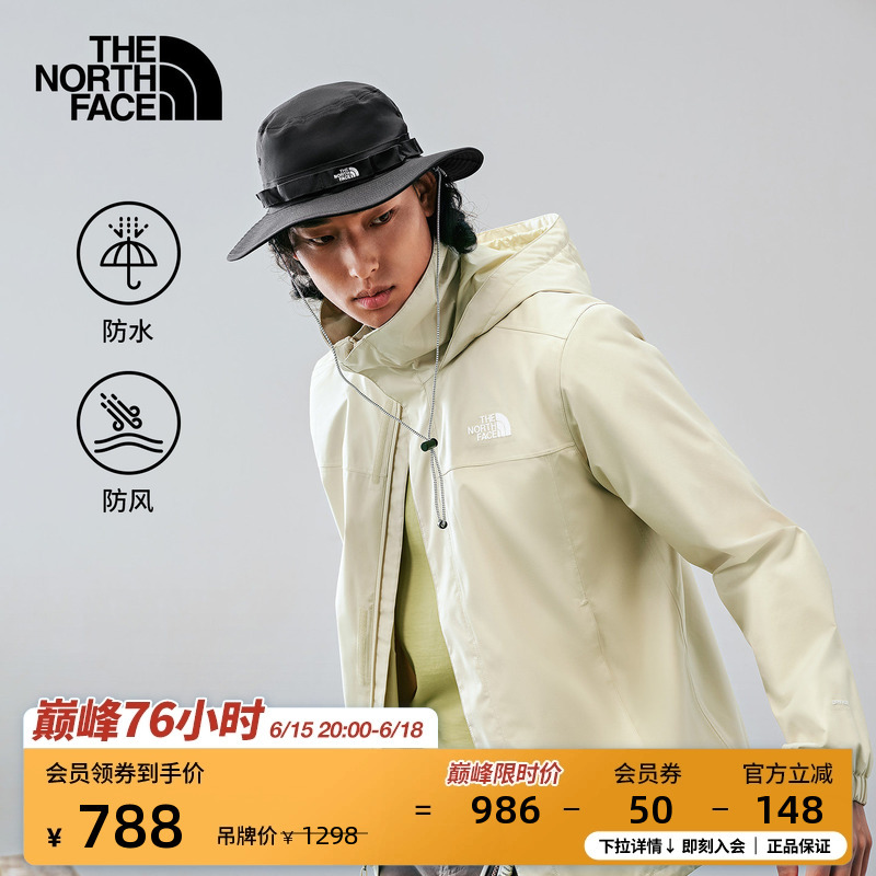 The North Face Hard Shell Waterproof Jacket for Couples Outdoor 8Jsy