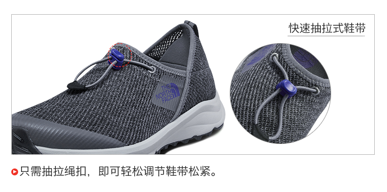TheNorthFace Bắc xuân và hè sản phẩm mới một bàn đạp giày thông thường bám giày nam ngoài trời | 3RDZ - Khởi động ngoài trời giày bảo hộ
