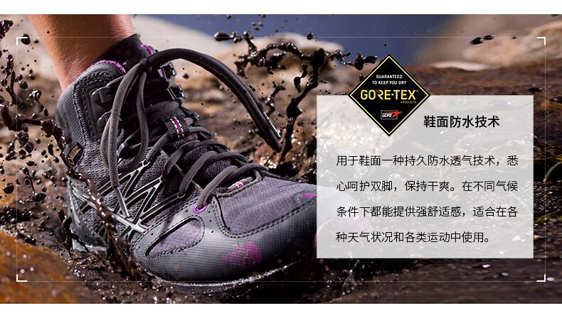 [Cổ điển] Giày đi bộ TheNorthFace North nam chống nước ngoài trời bám trên mới | CXY9 - Khởi động ngoài trời martin giày