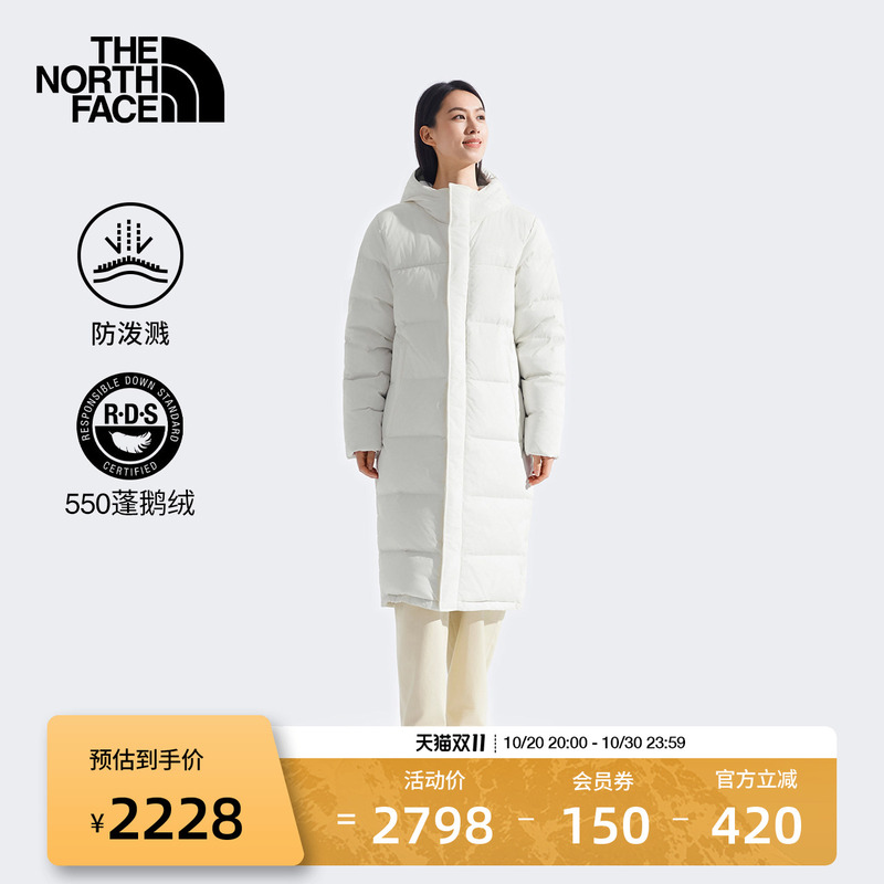 [Classic Style] the North Face Unisex Long down Jacket Warm Goose down Winter Thenorthface | 8Gkd