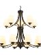 American-Style Staircase Chandelier, Long Chandelier, Three-Story Loft, Rotating Villa, Open-Air Living Room, Duplex Building, Simple Large Chandelier