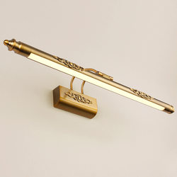 Modern Minimalist Retro American European Pastoral Bathroom Vanity Led Mirror Cabinet Wall Lamp Mirror Front Light