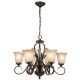 Yinghui Baide Shite European-Style Classical American Country Garden Living Room Dining Room Bedroom 8-Head Pendant Chandelier Wab1058