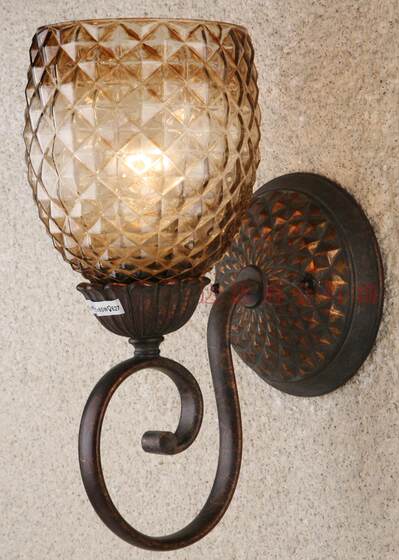 Simple Retro Pastoral Style Pineapple Lamp Ed1031S Ceiling Light for Foyer, Hallway, and Entrance, Available in Small and Large Sizes