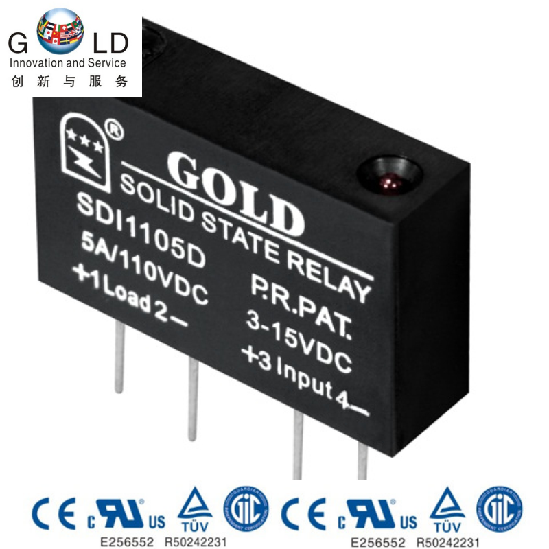 Single in-line DC solid-state relay SDE1106D 110V6A