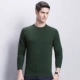 Áo len nam Hengyuanxiang 2018 mới mùa thu đông kết hợp áo len cashmere cổ thuyền áo len ấm tuổi trung niên - Áo len Cashmere áo thun tay dài nam