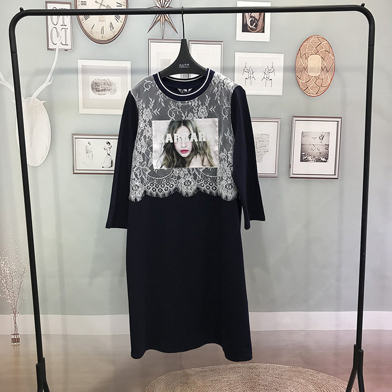 Spell out the perfect gestation for pregnant women Autumn Breastfeeding outside wearing fashion Long sleeves Breast-feeding Chili Breast-feeding Dress