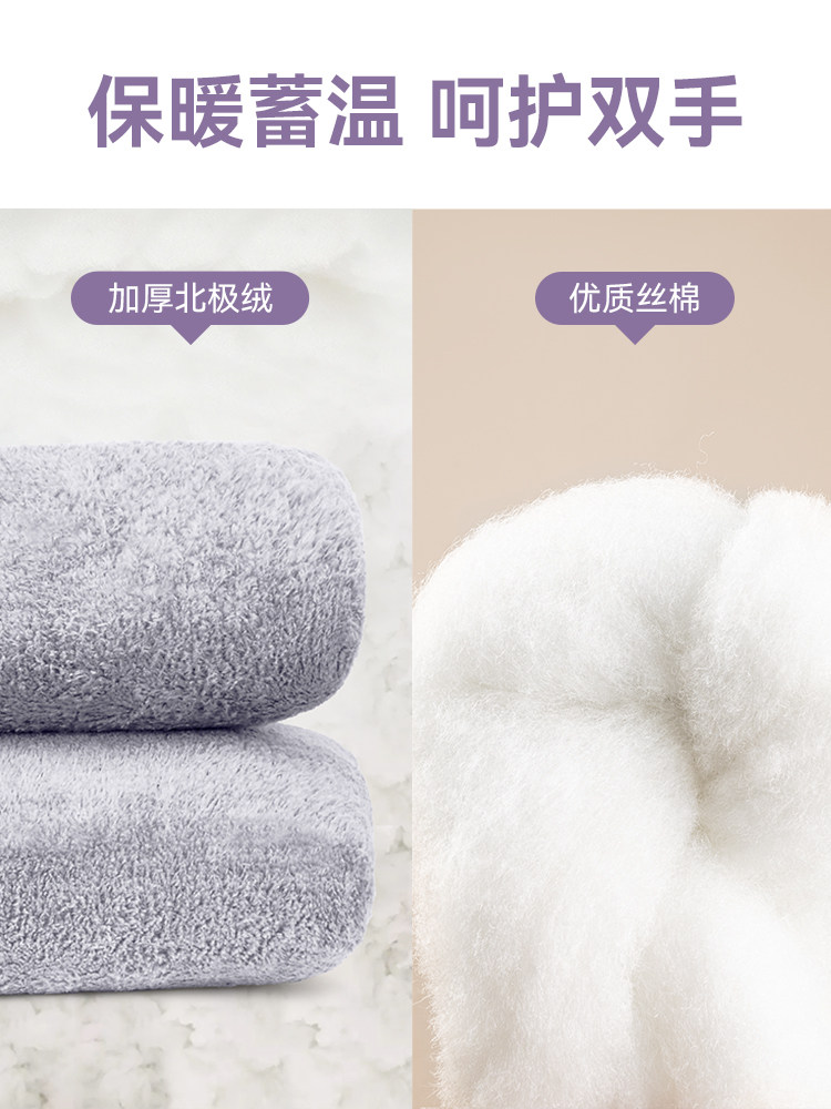 Electric Vehicle Handlebar Covers for Winter Warmth, Battery Motorcycle Gloves, Cold-Proof, Waterproof, Windproof, Electric Vehicle Handlebar Cotton Cover