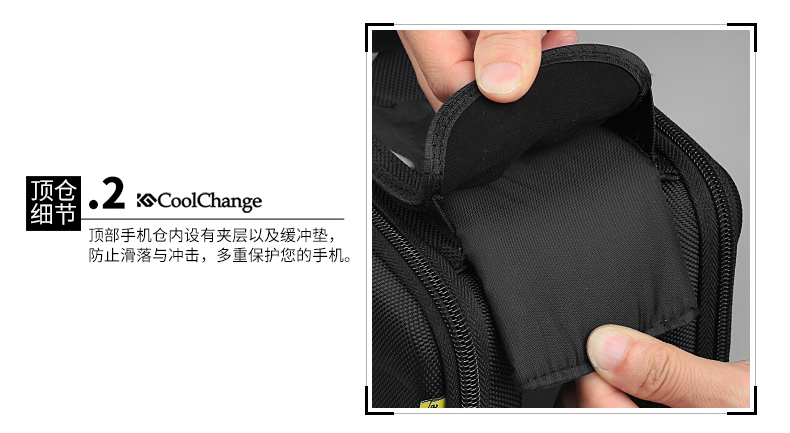 Sacoche pour vélo mixte COOLCHANGE - Ref 2211462 Image 44