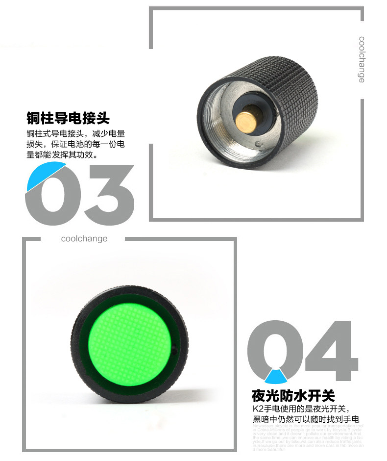 Lumière vélo COOLCHANGE - phare - Ref 2399847 Image 42