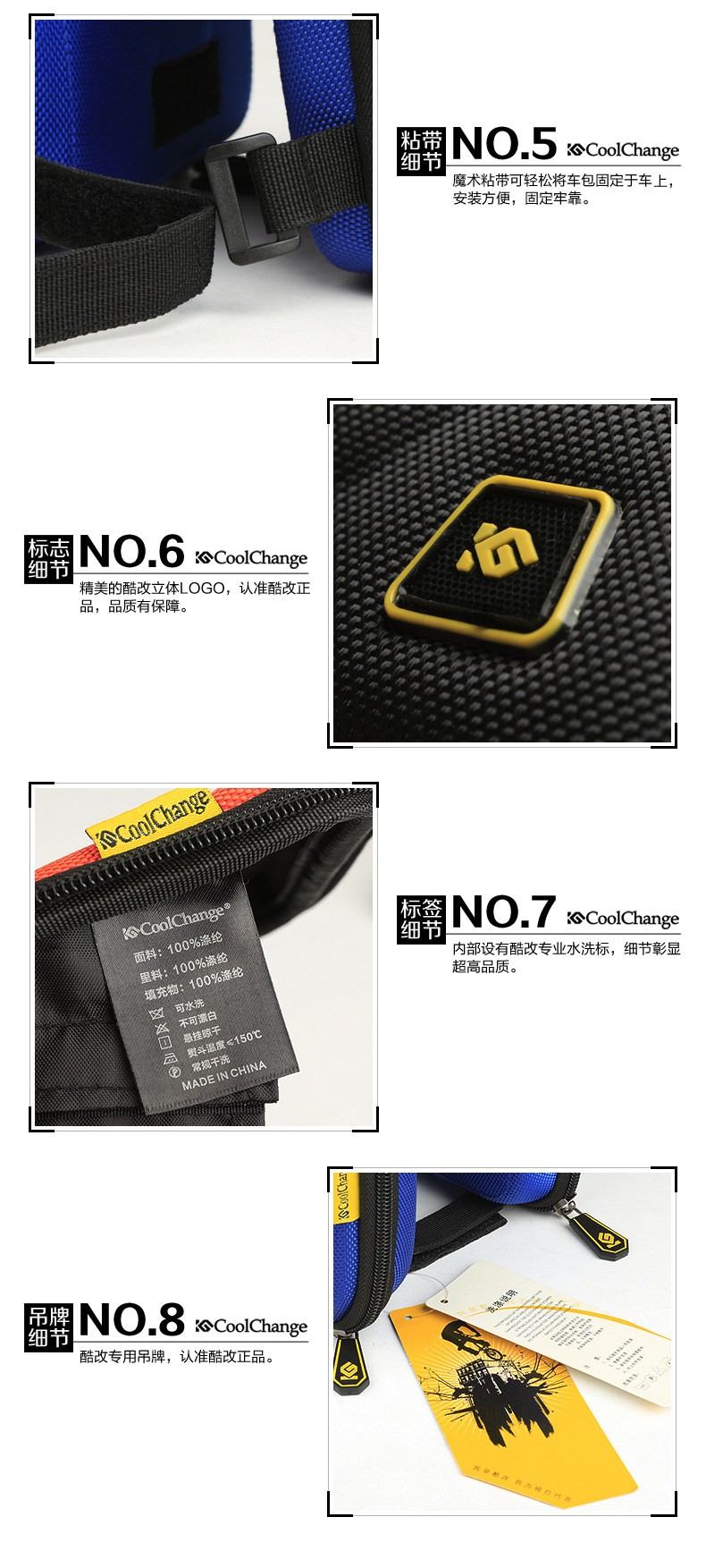 Sacoche pour vélo mixte COOLCHANGE - Ref 2215059 Image 69