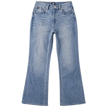 Lee24 spring and summer new product 427 standard high waist horn light blue womens cool jeans cool pants casual trend