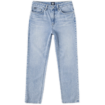 Lee24 spring and summer new product 411 comfortable high waist small straight leg light blue womens jeans trend A6425