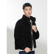 Куртка lee商场同款20新品黑色男棉服灯芯绒外套潮流l419126nbk11