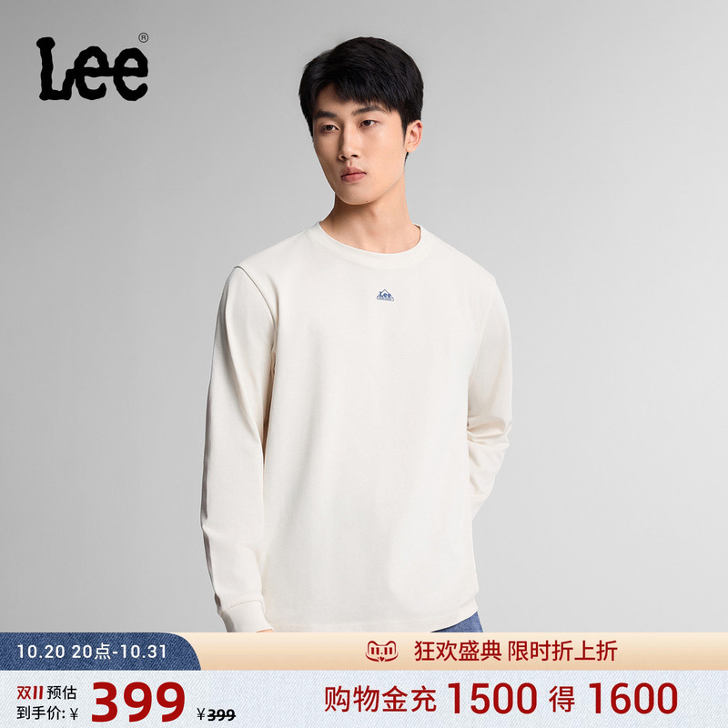 【Nct Jaemin Same Style】Lee Mall Same Style 26 Autumn/Winter New Comfortable Version Crew Neck Men's Long-Sleeve T-Shirt 【Nct Jaemin Same Style】Lee Mall Same Style 26 Autumn/Winter New Comfortable Version Crew Neck Men's Long-Sleeve T-Shirt