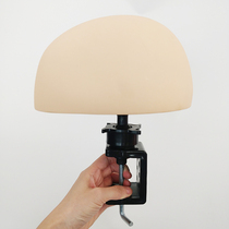 Hand hook wig model head half-head placement of male and female hair block with hand hook semi-head type plastic rubber sheet half-head die