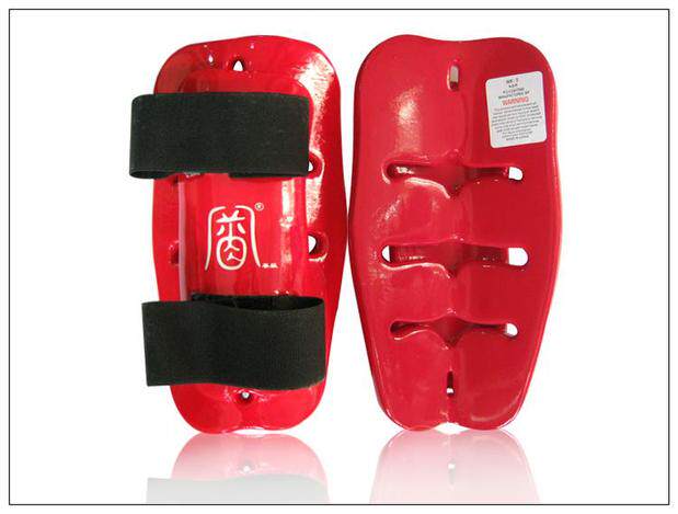 Qin Zong MY4033 Taekwondo thickened children's adult leg protectors One-time molding professional ITF competition protectors