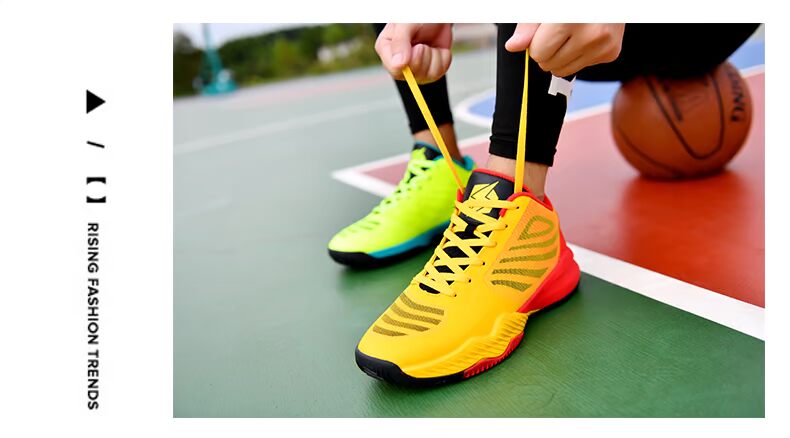Giày cao gót giày bóng rổ nam cao giúp mùa hè 2019 chạy sấm sét hàng loạt giày thoáng khí chống trượt xi măng - Giày bóng rổ giày thể thao