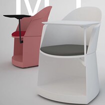 Creative with table Board one office conference chair fashion leisure negotiation reception chair mobile writing training Chair