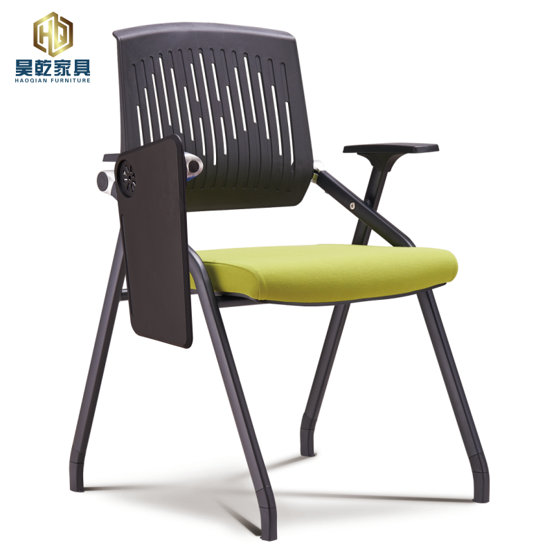 High-end multi-functional folding training chair with writing board conference chair without installation of smart classroom desk and chair integrated desk and stool